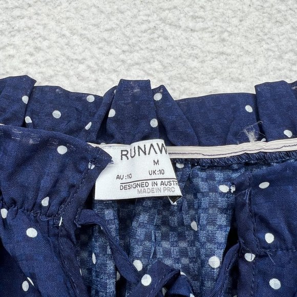 Runaway The Label | Oui Oui Playsuit Blue Patterned Size 6 - Picture 4 of 10